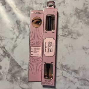 NIB Marie Claire Paris Dual-Ended Brow Pencil Medium Brown